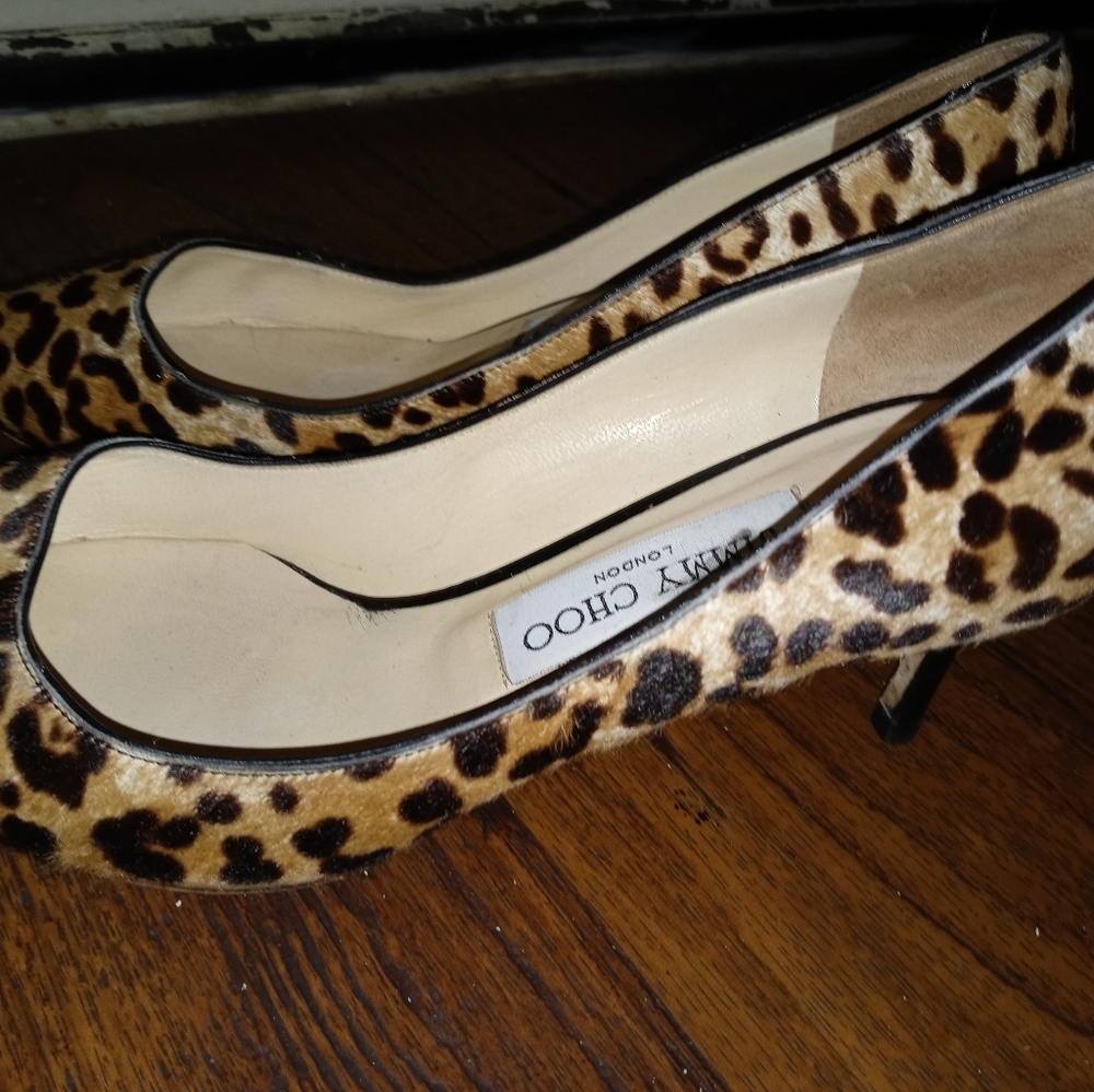 LEOPARD PRINT PUMPS BU JIMMY CHOO - Picture 3 of 5